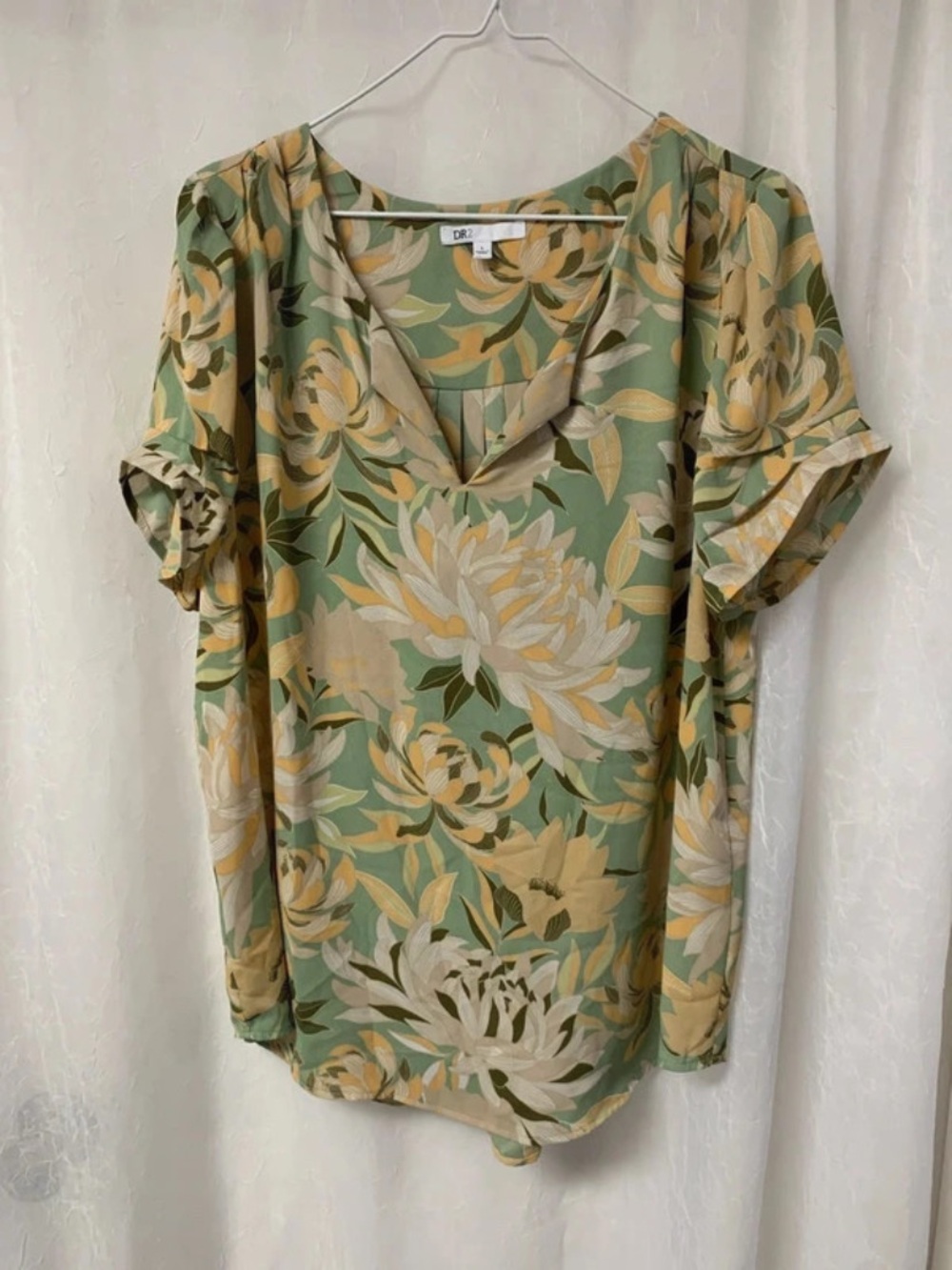Floral Short Sleeve Blouse